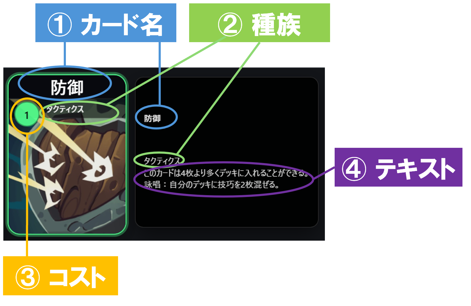 呪文の解説画像